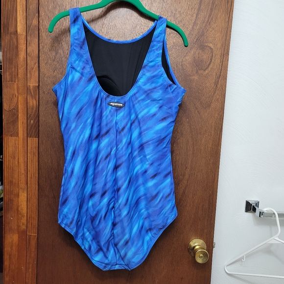 NWOT.  Aquamore One Piece Swimsuit.   Size 18W.  (182) - Picture 10 of 12